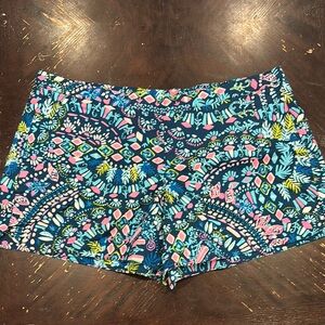 Lilly Pulitzer Vibrant Patterned Athletic Shorts